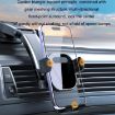 Orange Telescopic Car Suction Cup Dashboard Phone Holder, Auto Lock - 3