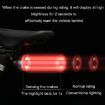 Dual Bracket Round Bicycle Brake Taillight - Intelligent Induction Light - 3