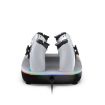 PS5 Controller Dual Charger Stand with RGB Light - White Black - 5