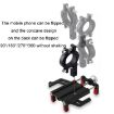 Yellow Aluminum Alloy Motorcycle & Bicycle Mobile Phone Holder - 5
