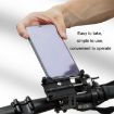 Red Aluminum Alloy Motorcycle Bicycle Mobile Phone Holder - 6