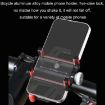 Red Aluminum Alloy Motorcycle Bicycle Mobile Phone Holder - 7