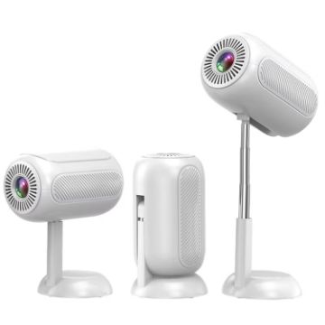 TS-6 Android 11 WiFi6 4K Mini Projector with Hidden Lift Gimbal (EU Plug) - 1