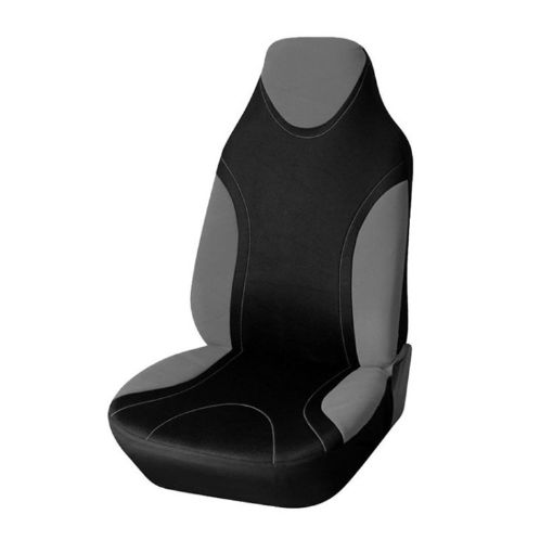 Universal Gray Car Seat Cover - All Seasons, Single Seat, One-Piece - 1