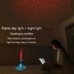 Star Projection Light Humidifier 280ml USB Car Diffuser, Rotating White - 8
