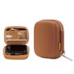 Cwatcun H45 Mini Digital Camera Bag - Brown, Waterproof PU Hard Shell - 1