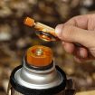 Camping Gas Cylinder Adapter Stove Connector - Small Yellow Converter - 3