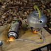 Camping Gas Cylinder Adapter Stove Connector - Small Yellow Converter - 8