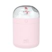 Pink 500ml Snowman Humidifier USB Desktop with Colorful Ambient Light - 1