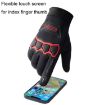 LANYIER Blue Motorcycle Riding Gloves Men - Warm, Non-slip, Touch Screen - 5