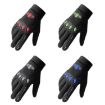 LANYIER Red Men's Motorcycle Gloves - Warm, Windproof, Waterproof, Touch Screen - 2