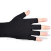 Men's Black 2-Finger Outdoor Bicycle Fishing Gloves, Breathable Anti-UV - 3