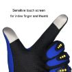 Men's Motorcycle Gloves Racing Anti-Slip Hard Shell Touchscreen Red - 5