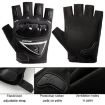 Motorcycle Half Finger Gloves Men Outdoor Riding Tactical, Red, Avg Size - 7
