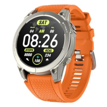 Outdoor Sports Smart Watch 1.43" AMOLED Screen Bluetooth Talk (Orange) - 1
