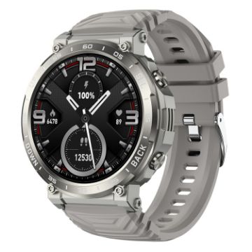Silver Bluetooth Smart Watch - Pedometer, Heart Rate & Sleep Monitor - 1