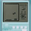 Mini Blue Arcade Game Keychain - Portable Building Block Toy Gift - 8