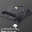USB 2.0 Smart Card Reader for IC/Bank/ID/SD Cards (No Disc) - 5