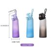 700ml Tritan Sports Water Bottle - Leak-proof, BPA Free, with Straw (Blue) - 2