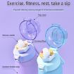 700ml Tritan Sports Water Bottle - Leak-proof, BPA Free, with Straw (Blue) - 7