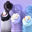 700ml Tritan Sports Water Bottle - Leak-proof, BPA Free, with Straw (Blue) - 9