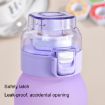 600ml Leak-Proof Scented Water Bottle with 7 Rings, 0 Sugar/Calorie (Purple) - 5