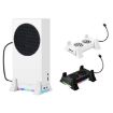 XBOX Series S Console Cooling Fan with LED Light Strip - White - 2