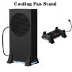 XBOX Series S Console Cooling Fan with LED Light Strip - White - 5