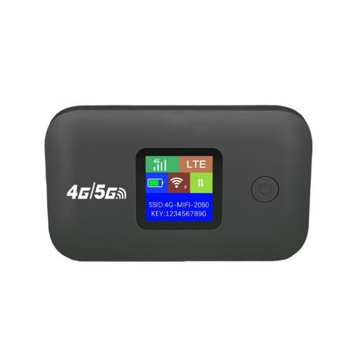 A8-EU 4G Portable WiFi LTE Router Car Hotspot Type-C Plug (Black) - 1