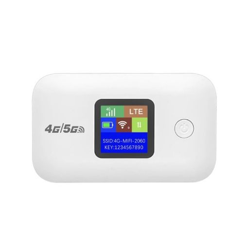 A8-AS Asian 4G Portable WiFi LTE Router Car Mobile Hotspot (White) - 1