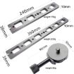 Double Camera Bracket Arca Swiss Quick Release Plate with Movable Base - 3