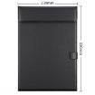 Black Leather A4 Meeting Clip Pad - Office Document & Writing Board - 3