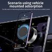AIMITE X11 Car Vacuum Magnetic Phone Holder - Silver Model - 2