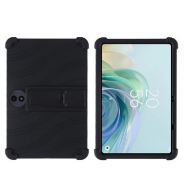 TCL TAB 11 Gen 2 Shockproof Silicone Tablet Case with Holder - Black - 1