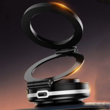 AIMITE C2 Car Vacuum Magnetic Rotatable Phone Holder (Black) - 1