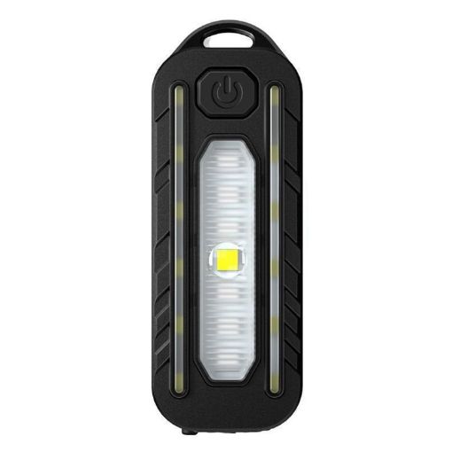 LED Shoulder Flashlight Bike Tail Light Type-C Rechargeable Clip Lamp - 1