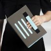 UMIDIGI G1 Tab 10-11" Universal 360 Rotation Leather Case - Blue Car - 9