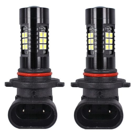 1 Pair 9005 Automotive High-Power LED White Light Fog Lamp - 1