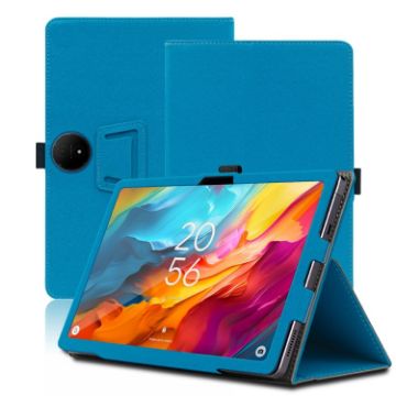 TCL Nxtpaper 14 14.3" Leather Tablet Case, Skin Texture, Light Blue - 1