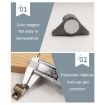 Gold Magnetic Suction Bumper Ball Adhesive Cabinet Door Coupler - 4