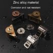 Magnetic Suction Bumper Ball Adhesive Coupler for Cabinet Doors (Black) - 7