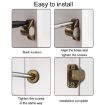 Magnetic Suction Bumper Ball Adhesive Coupler for Cabinet Doors (Black) - 8