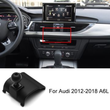 Audi A6L 12-18 Left Driving Car Phone Holder Mount Base - 1
