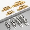 Medium Gold 2pcs Cabinet Magnetic Spring Buckle Ball Door Sucker - 2