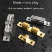 Medium Silver Magnetic Spring Buckle Ball Door Sucker - 2pcs Cabinet - 8
