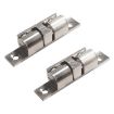 Large Silver Magnetic Spring Cabinet Door Catch - 2pcs Set - 1