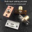 Gold Stainless Steel & Copper Door Bumbler Lock - Household Security - 9