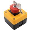 Elevator Pit Platform Emergency Stop Switch w/ Box + Key (NO/NC) - 1