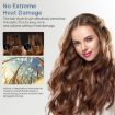 5 in 1 Hot Air Comb Curling Negative Ion Hair Dryer - Black Gold UK Plug - 6