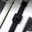 SKMEI Gold Leather Band Square Men Electronic Watch - Multi-function Dial - 3